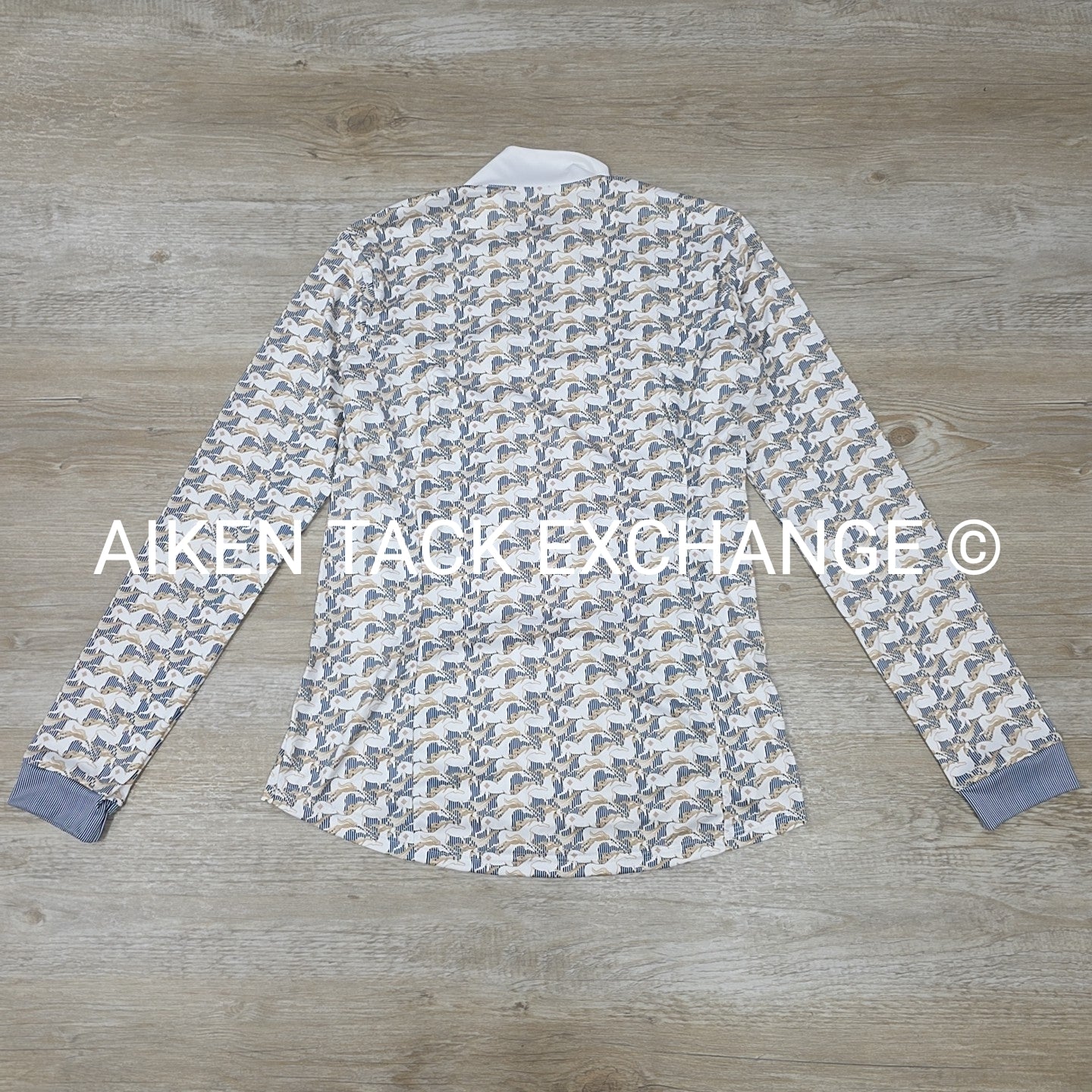 Espoir Equestrian Long Sleeve Top, Size Large