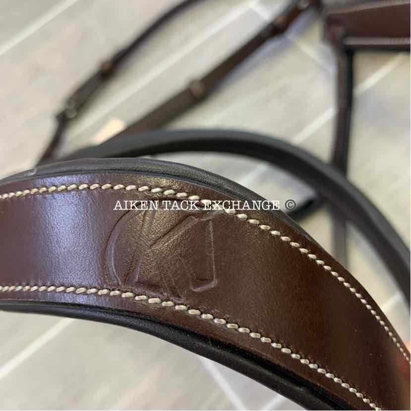 KL Select Tuscany Bridle, No Reins, Oversize