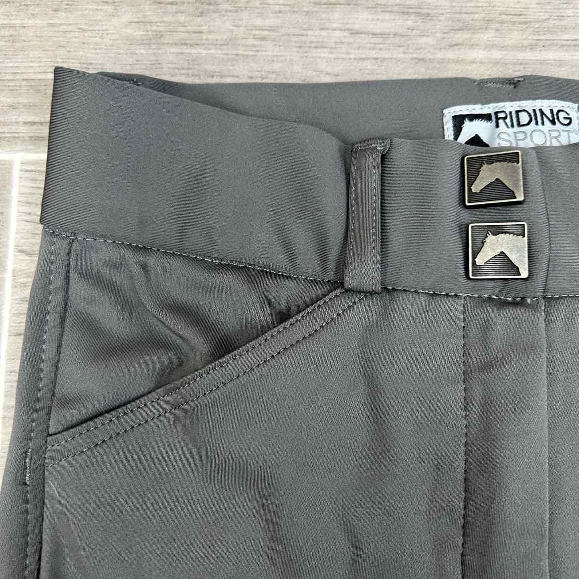 Dover Saddlery Riding Sport Silicone Grip Knee Patch Breeches, Size 10