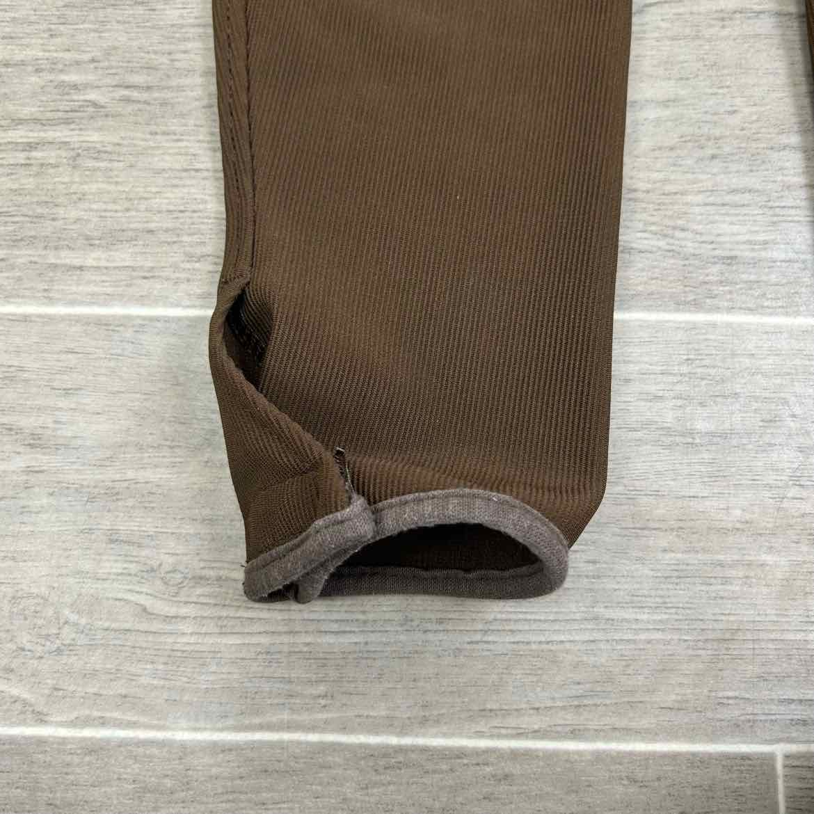 TuffRider Ribbed Knee Patch Breeches, Chocolate, Women's 26 L