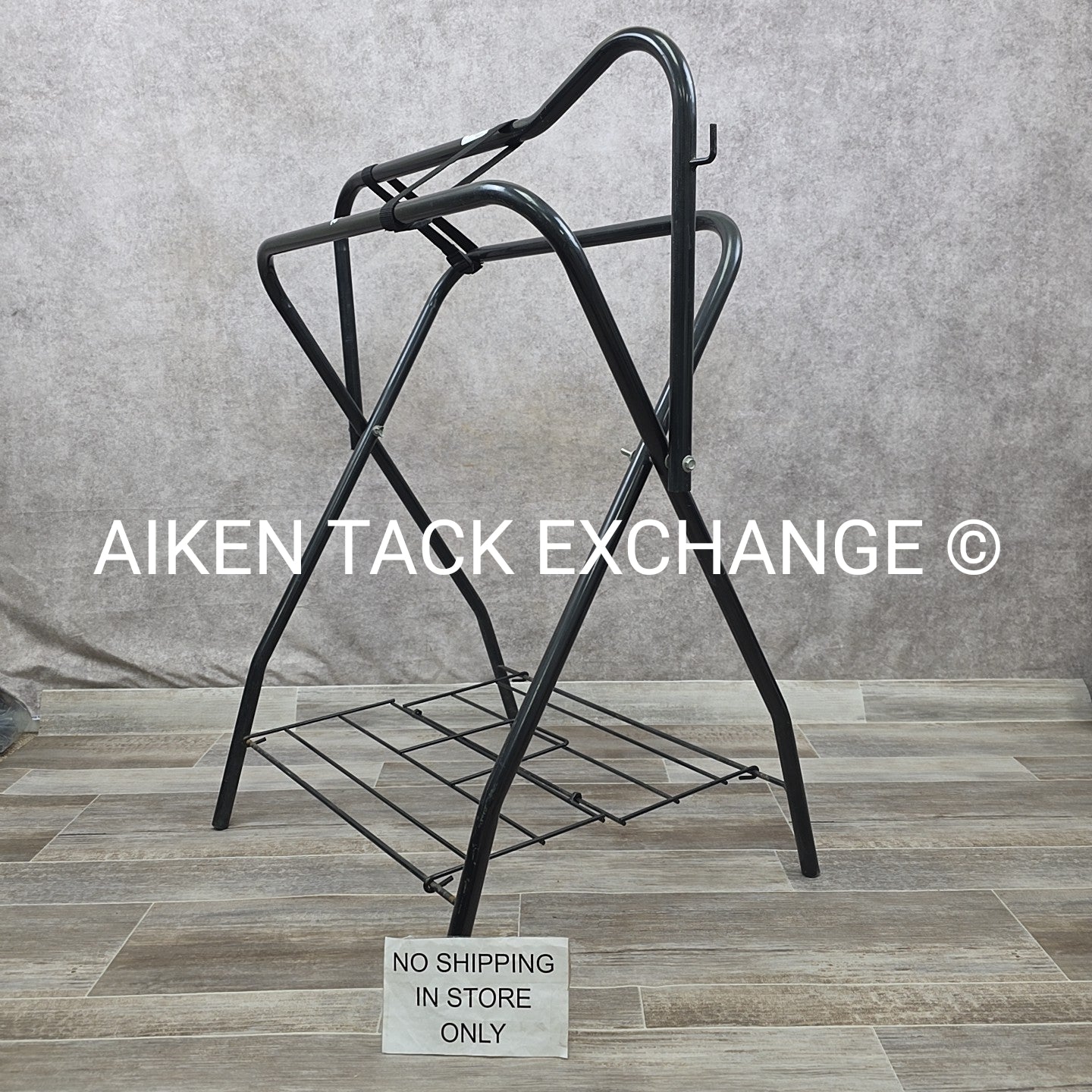 Folding Metal Western Saddle Rack