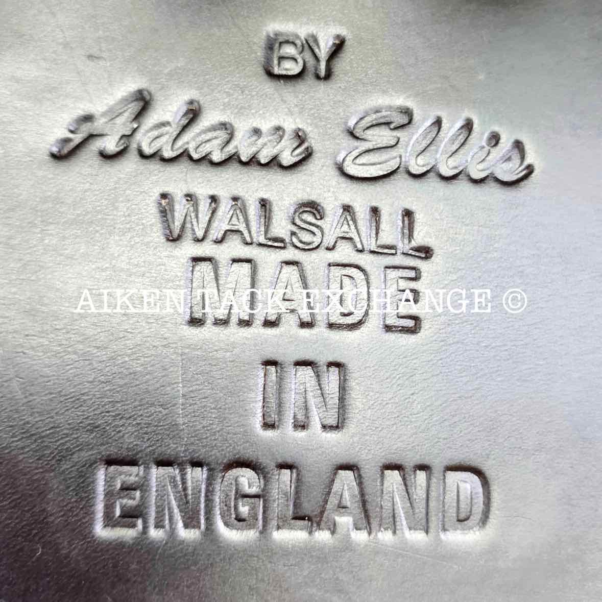 Adam Ellis Close Contact Jump Saddle, 17.5" Seat, Medium Wide Tree, Wool Flocked Panels