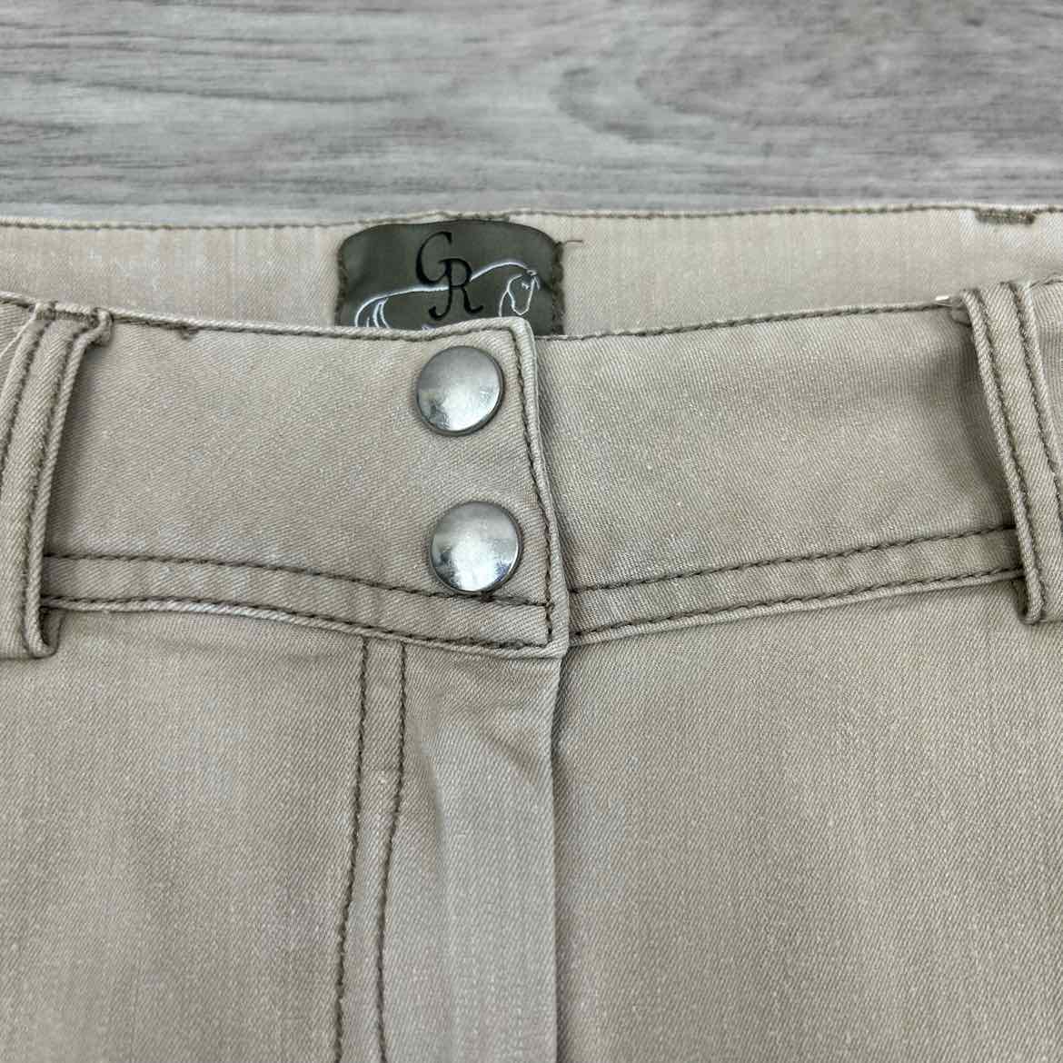 Goode Rider Silicone Grip Knee Patch Breeches, Size 30 R