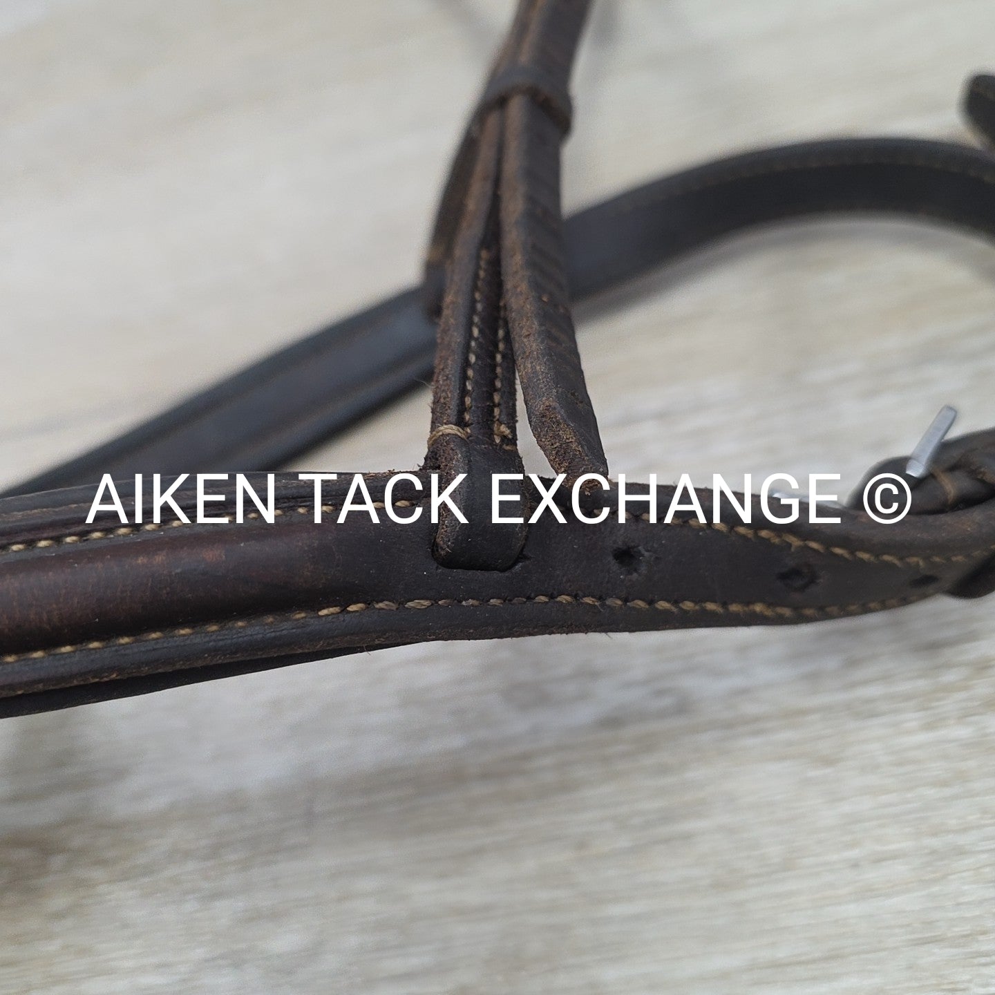 BARGAIN BUNDLE: 2 Edgewood Fancy Stitched Nosebands, Brown, Size Full