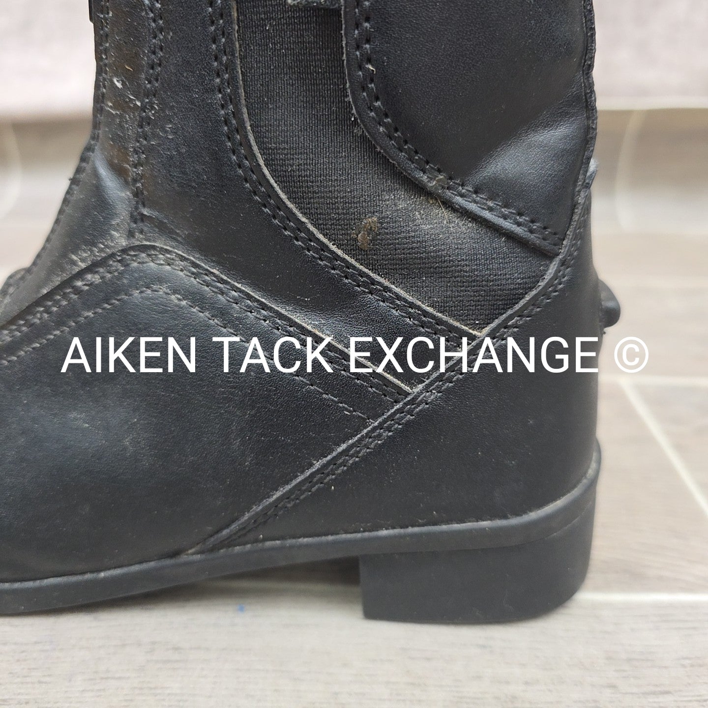 Saxon Syntovia Zip Paddock Boots, Size 5