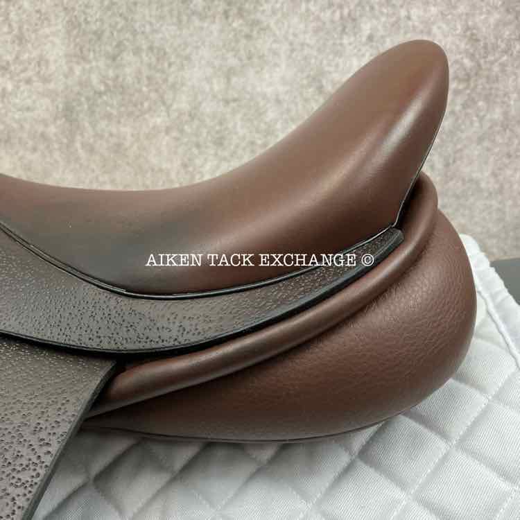 2021 Black Country GPX All Purpose Jump Saddle, 17" Seat, Wide Tree, Wool Flocked Panels