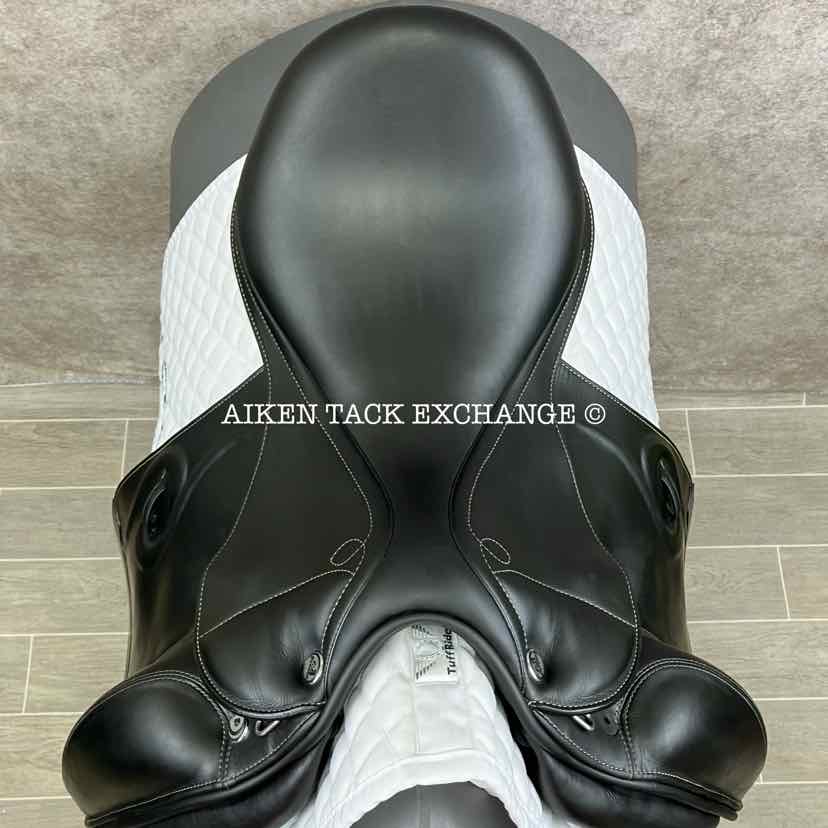 2018 Prestige Venus K Monoflap Dressage Saddle, 18" Seat, 32 Tree - Medium, Wool Flocked Panels