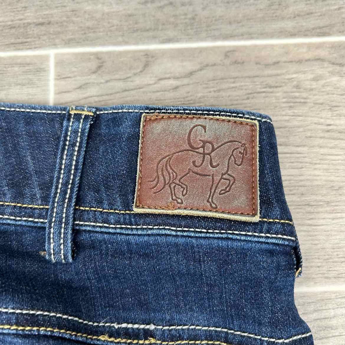 Goode Rider Denim Full Seat Breeches, Size 34