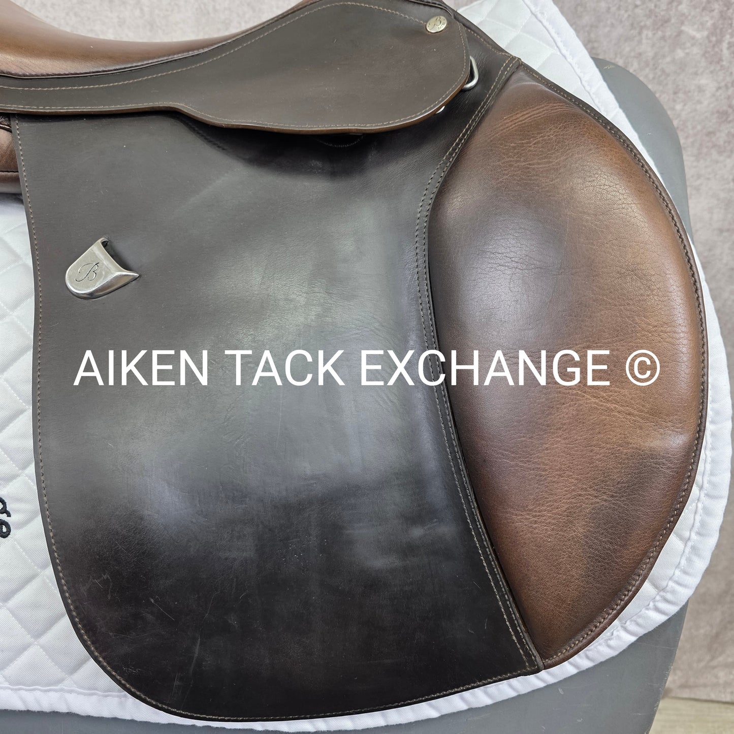 2018 Bates CC Jump Saddle, 18" Seat, Adjustable Tree - Changeable Gullet, CAIR Panels