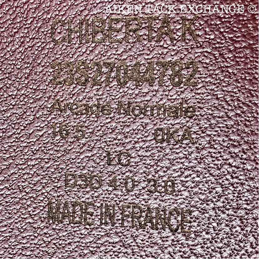 2023 Devoucoux Chiberta K Monoflap Jump Saddle, 16.5" Seat, 0KA Flap, Medium Tree, D3D Panels, Full Buffalo Leather