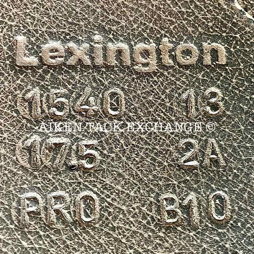 2013 Voltaire Lexington Monoflap Jump Saddle, 17.5" Seat, 2A Flap, Medium Wide Tree, PRO Panels, Full Buffalo Leather