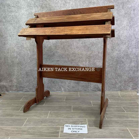 A-Frame Wooden Saddle Stand