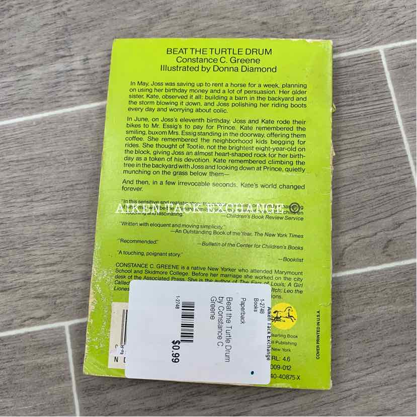 Beat the Turtle Drum by Constance C. Greene