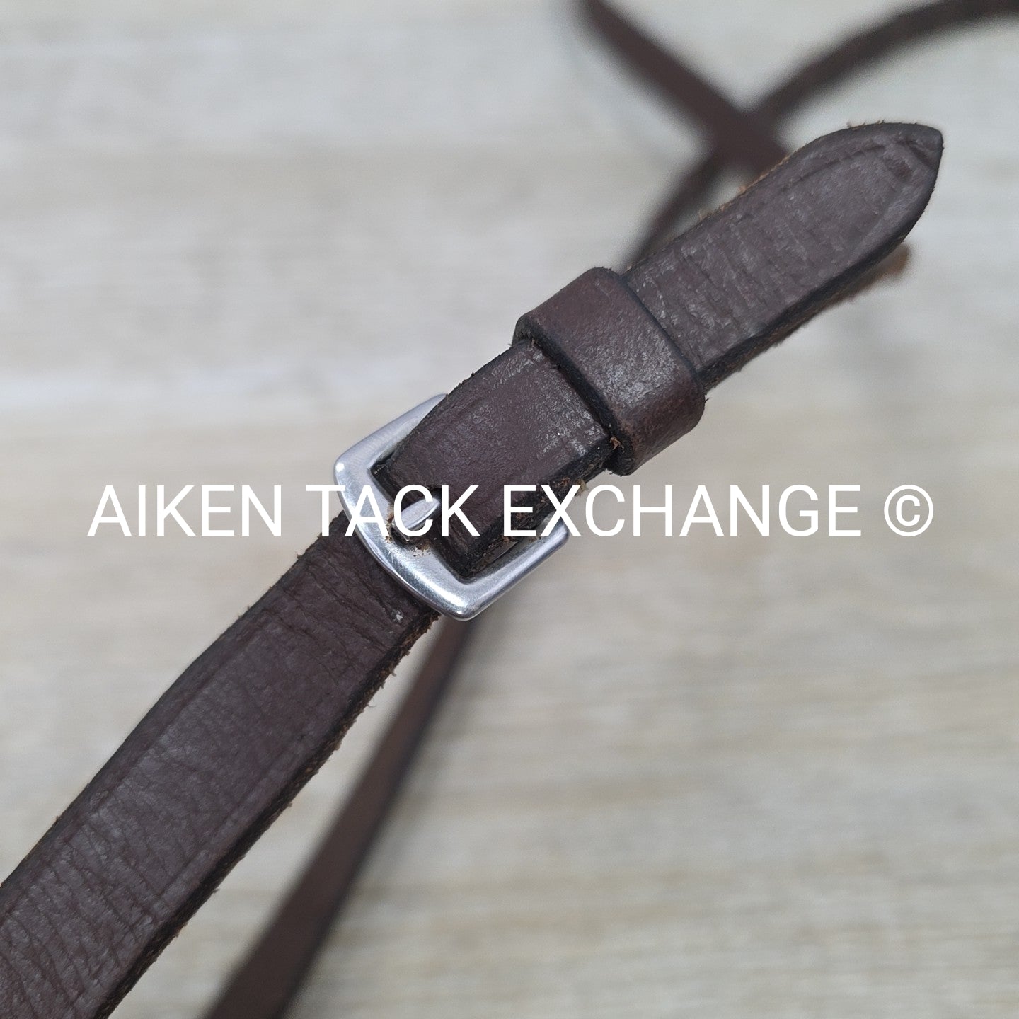 Plain Laced Reins, Brown, 58"
