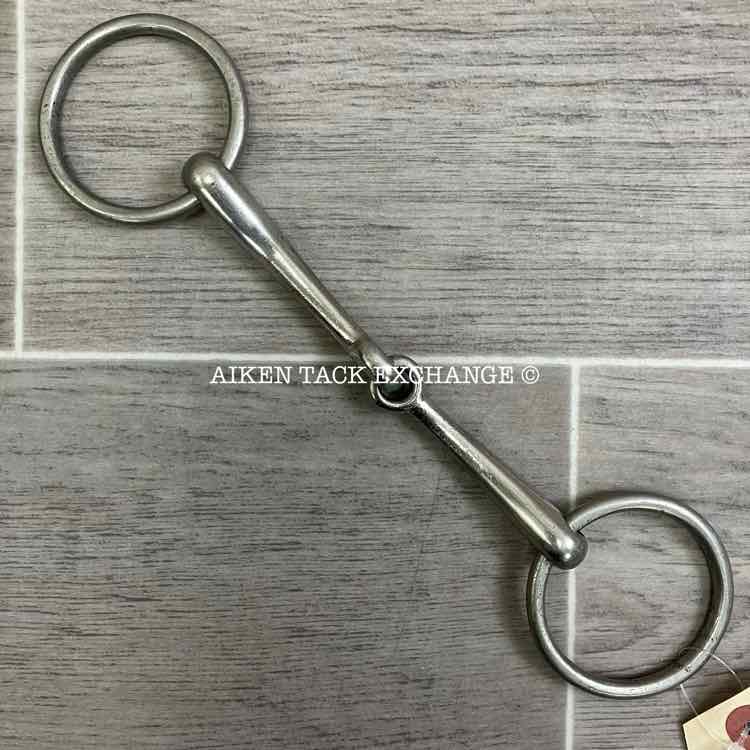 Star Steel Silver Single Joint Loose Ring Bradoon Bit 5.25"