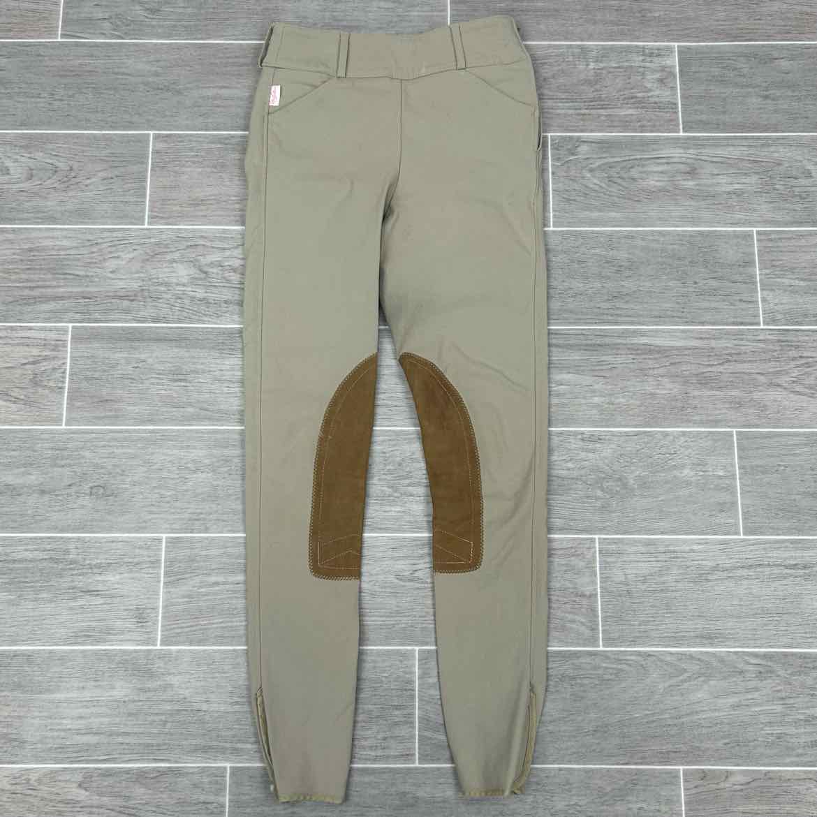 Tailored Sportsman Trophy Hunter Knee Patch Breeches, Size 24