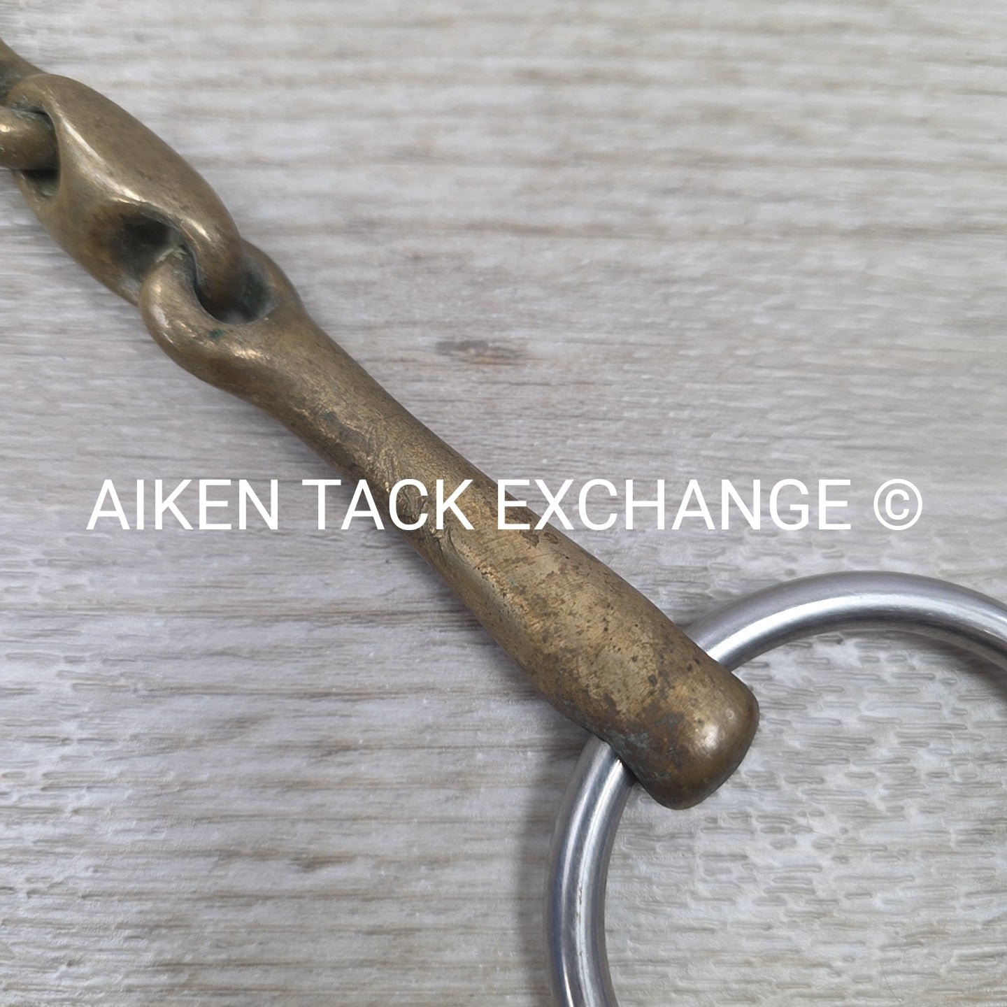 Herm Sprenger KK Ultra Aurgian Double Joint Loose Ring Bradoon Bit 5.5"