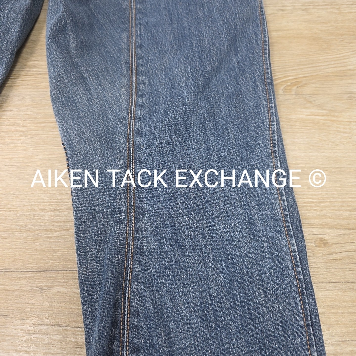 Ovation Denim Knee Patch Breeches, Size 30