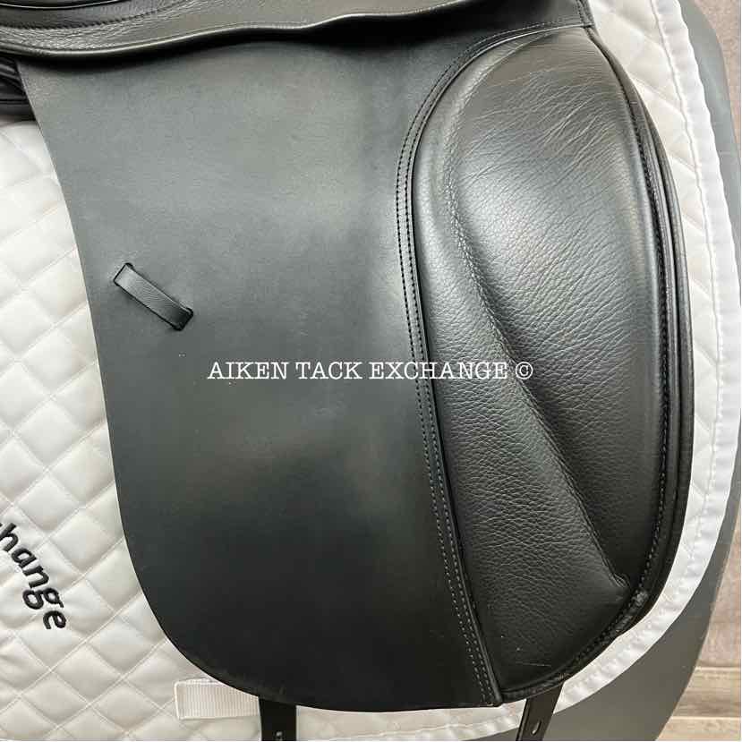 Kent & Masters MDM S-Series Standard Wither Moveable Block Dressage Saddle, 17.5" Seat, Adjustable Tree - Changeable Gullet, Wool Flocked Panels