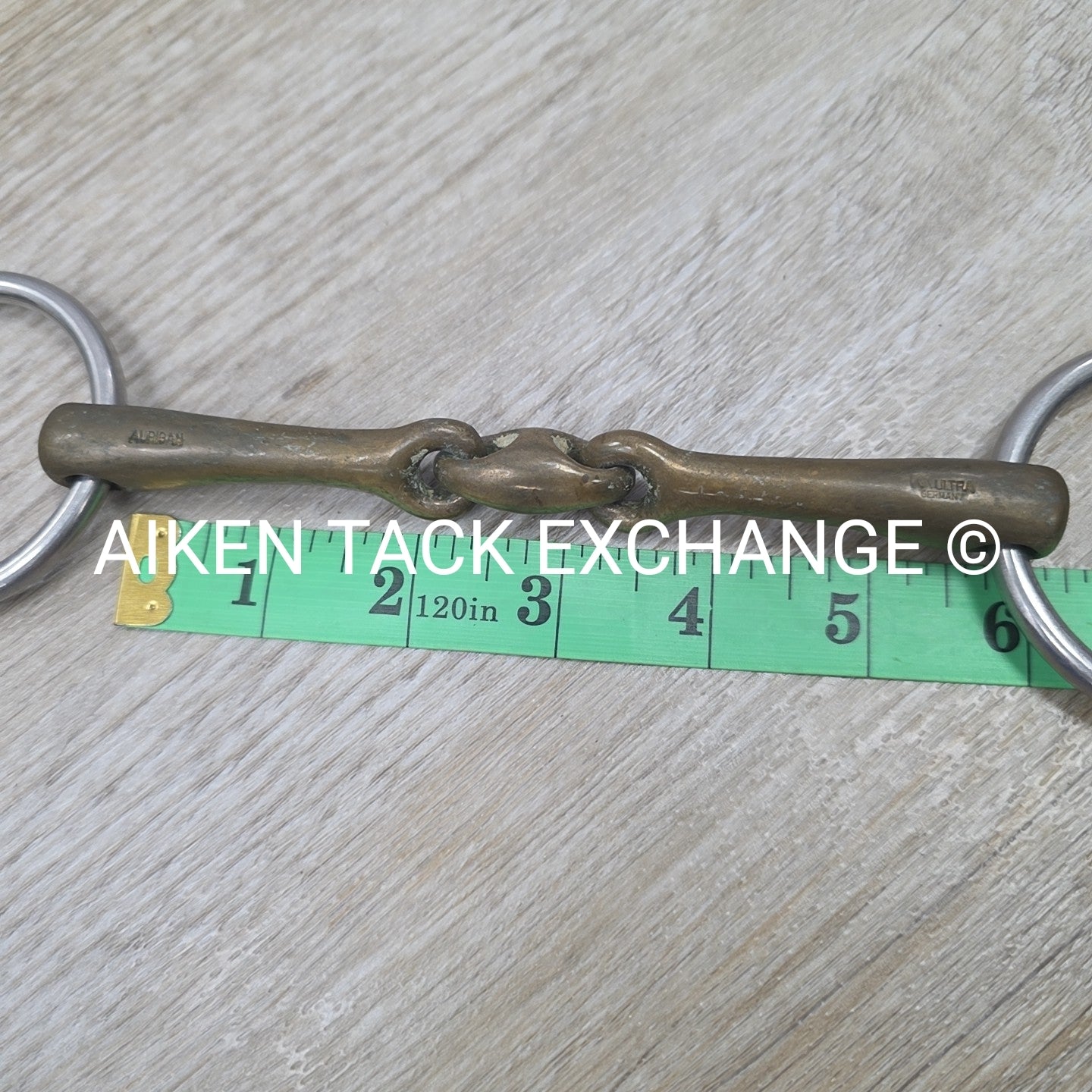 Herm Sprenger KK Ultra Aurgian Double Joint Loose Ring Bradoon Bit 5.5"