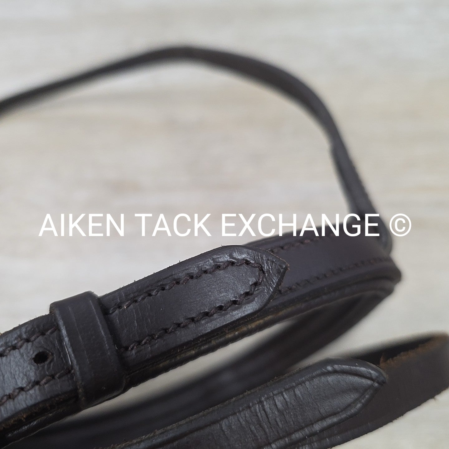 Plain Raised Flash Noseband, Brown, Size Full
