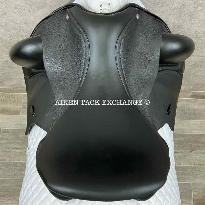 2023 Custom Saddlery Wolfgang Gemini R Monoflap Dressage Saddle, 17.5" Seat, Adjustable Tree, Wool Flocked Panels