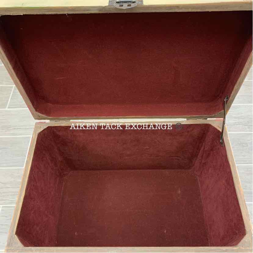 Handpainted Pheasant Decorative Wooden Box, 18 x 12 x 13