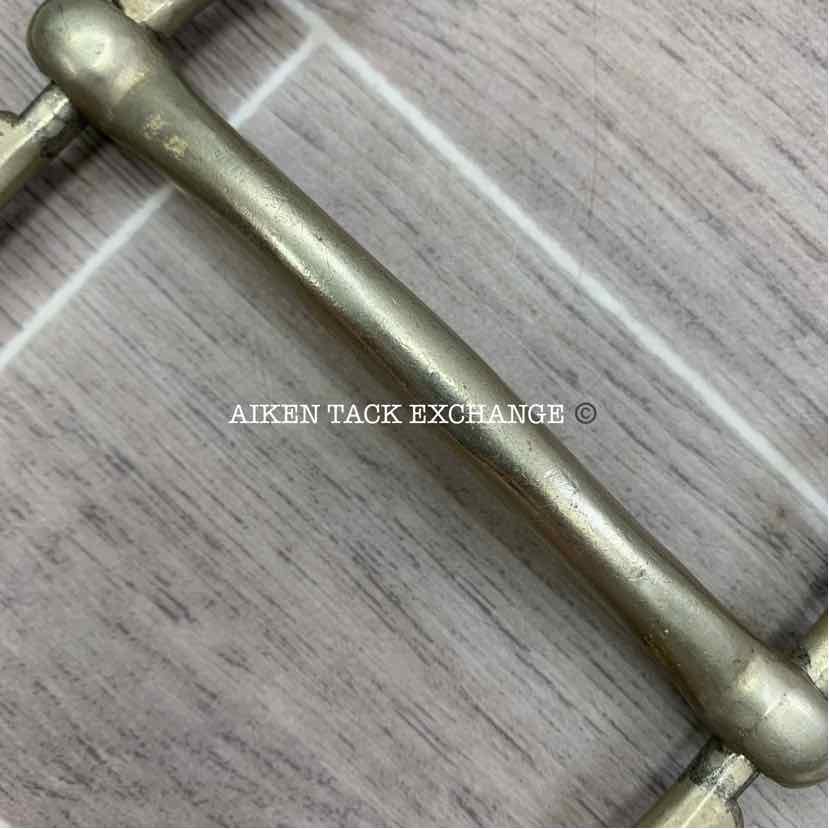 Solid Nickel Mullen Mouth Pelham Bit 5" (No Curb Chain)
