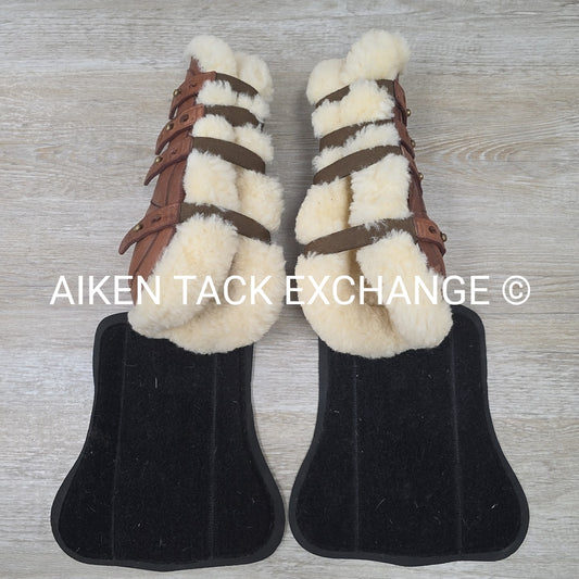 Nunn Finer Open Front Boots with Removable Sheepskin & Neoprene Liners, Brown, L