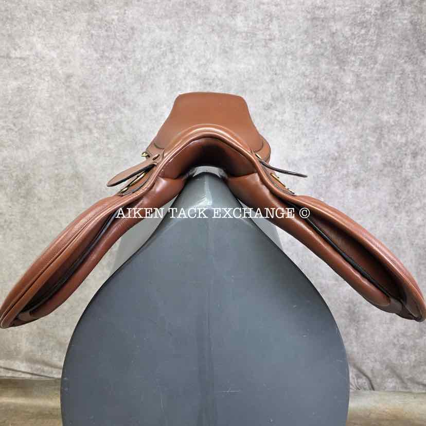 Lancer's Children's Close Contact Jump Saddle, 15" Seat, Wide Tree, Foam Panels