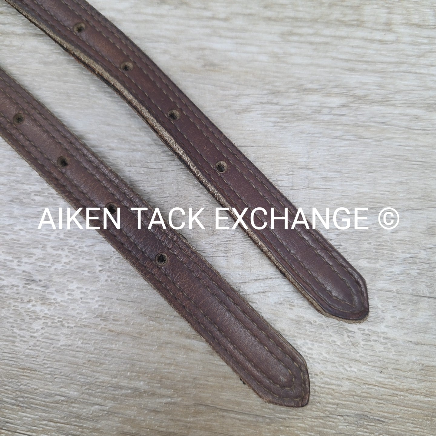 Nylon Lined Stirrup Leathers, Brown, 56"