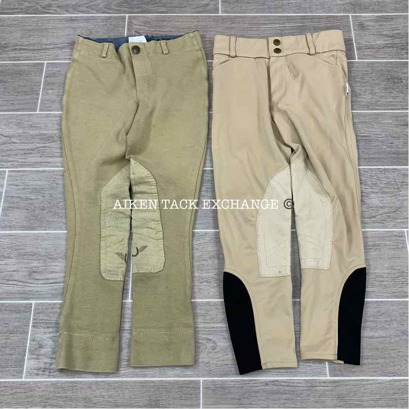 BARGAIN BUNDLE: 2 Pairs of Knee Patch Breeches, TuffRider & Devon Aire, Size 8