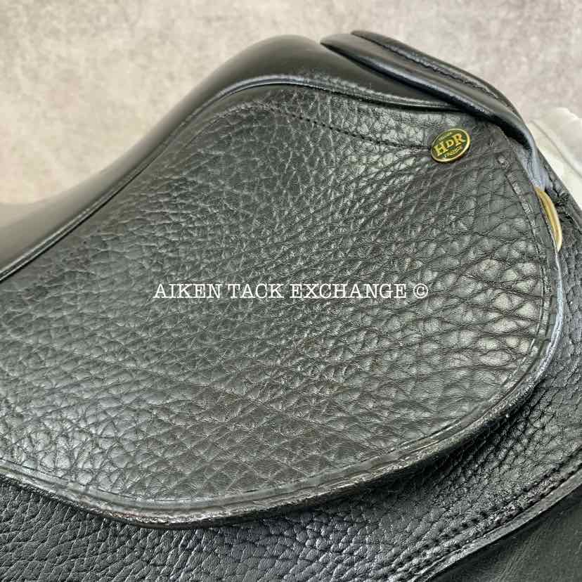HDR Pro Buffalo Dressage Saddle, 17" Seat, Medium Wide Tree, Wool Flocked Panels