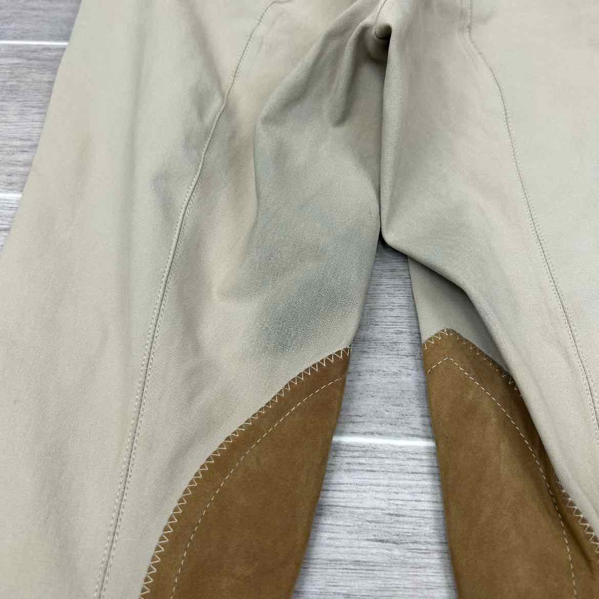 Tailored Sportsman Trophy Hunter Knee Patch Breeches, Size 24