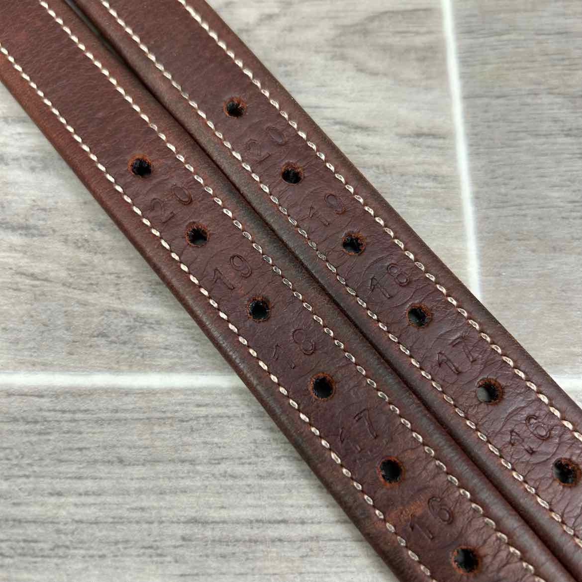 Devoucoux Stirrup Leathers, Brown, 46"