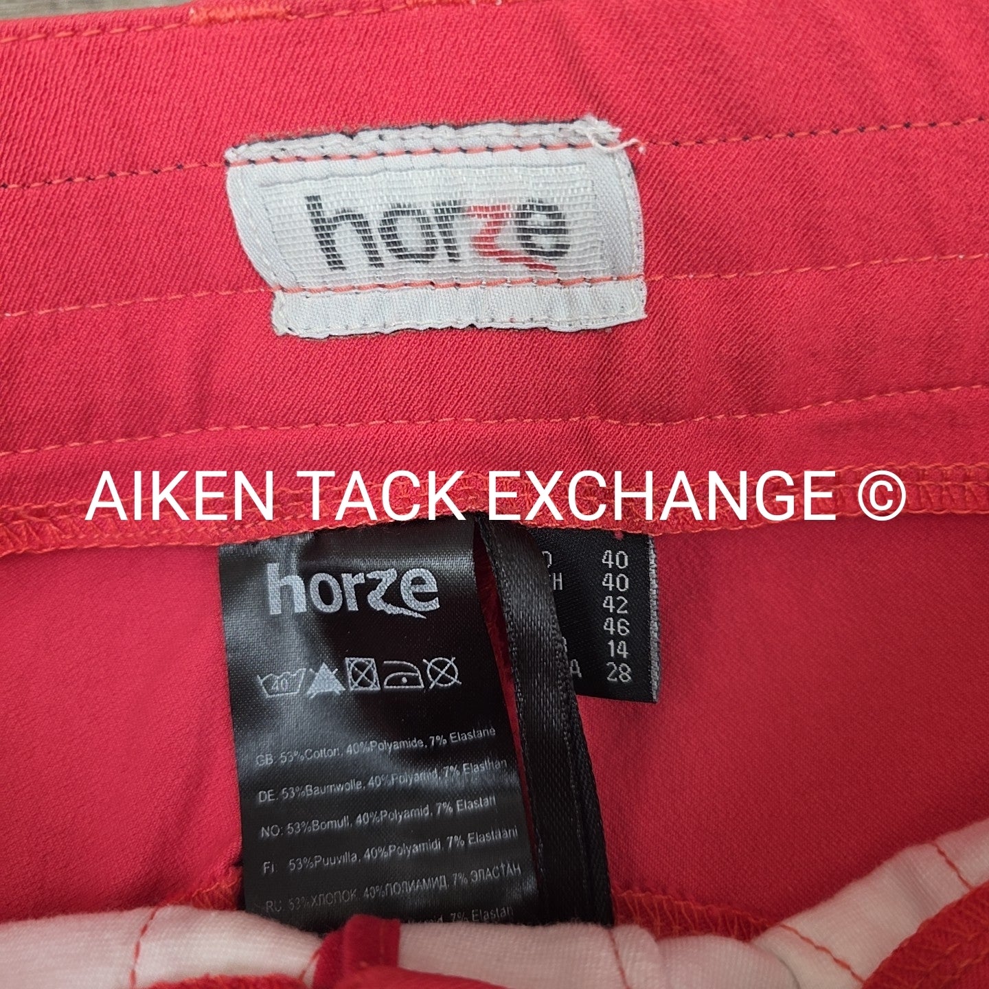 Horze Grand Prix Knee Patch Breeches, Size 28