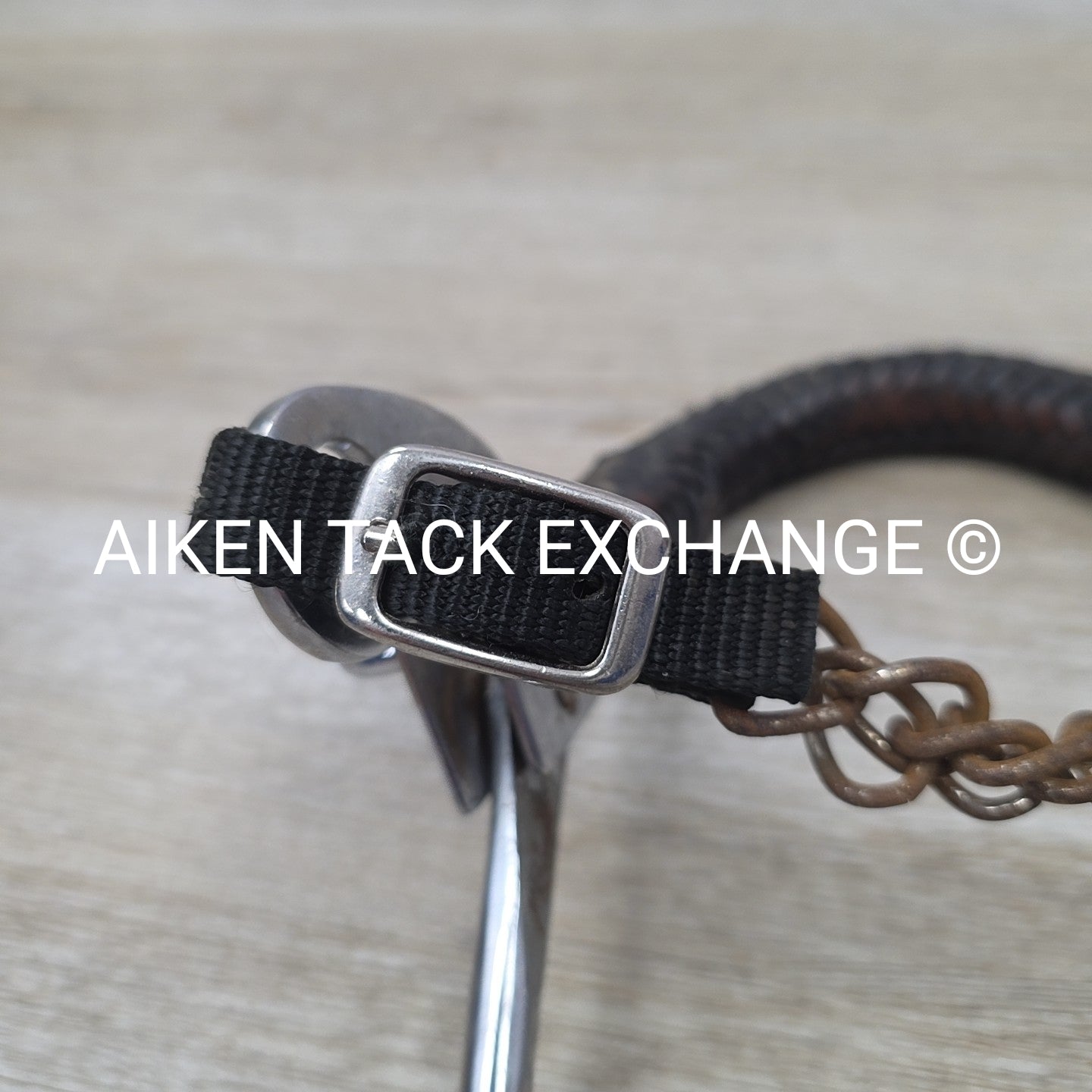 Mechanical Hackamore with Braided Nose