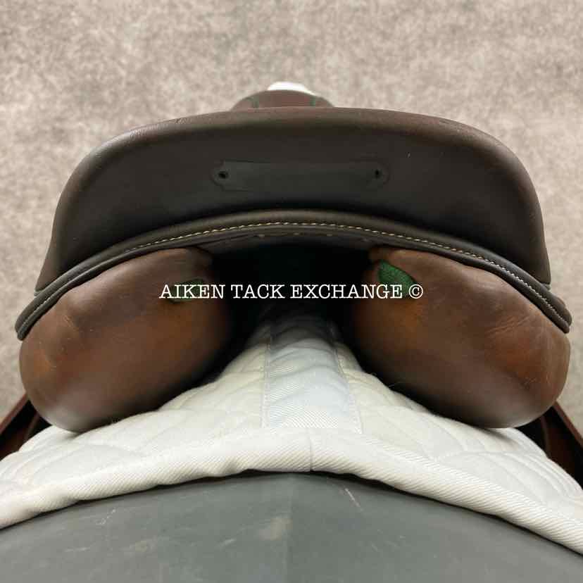 2013 Devoucoux Haurra 2 Close Contact Jump Saddle, 16.5" Seat, 0A Flap, Medium Tree, Wool Flocked Panels