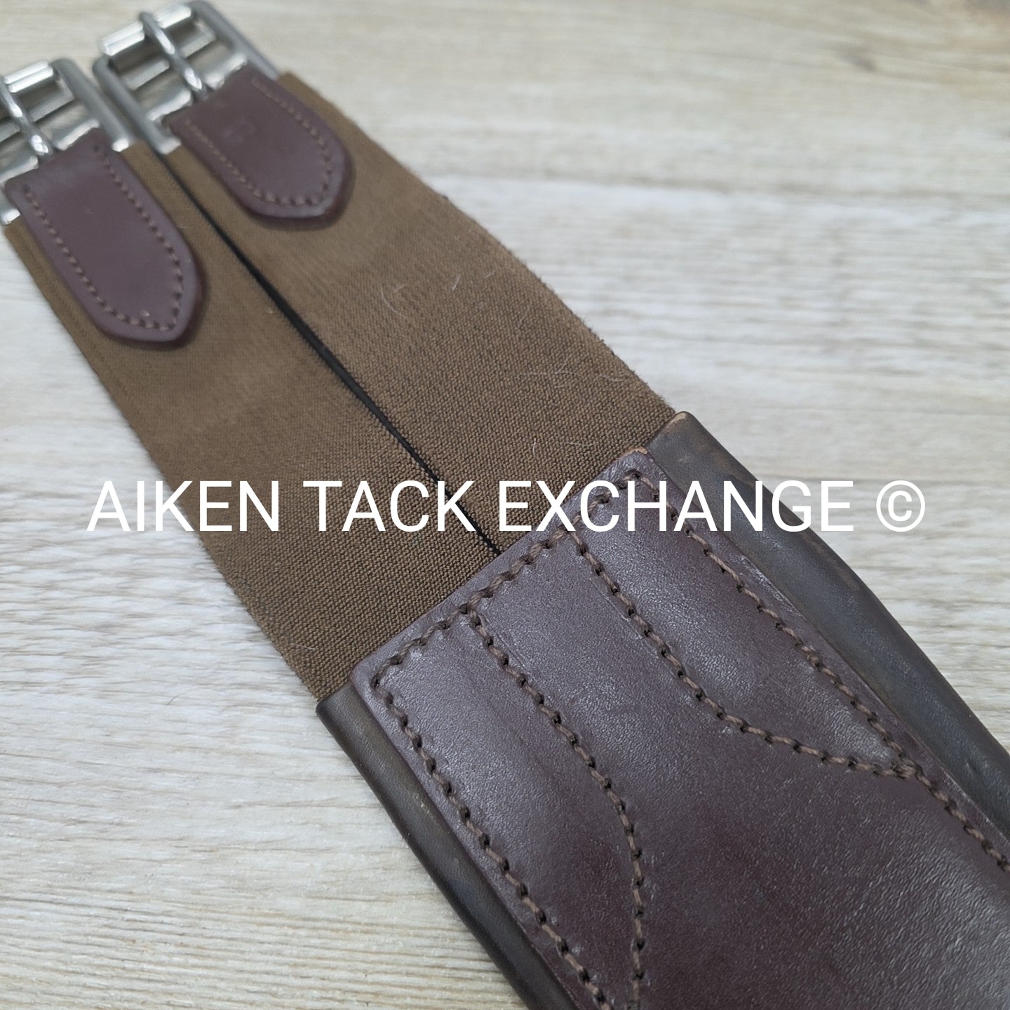 Harmohn Kraft Regal Girth with Single End Elastic, Brown, 50"
