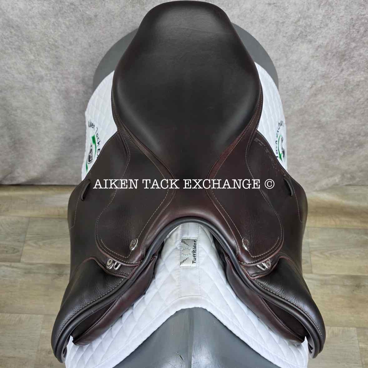 2021 Prestige X-Perience Close Contact Jump Saddle, 17" Seat, 34 Tree - Medium, Wool Flocked Panels