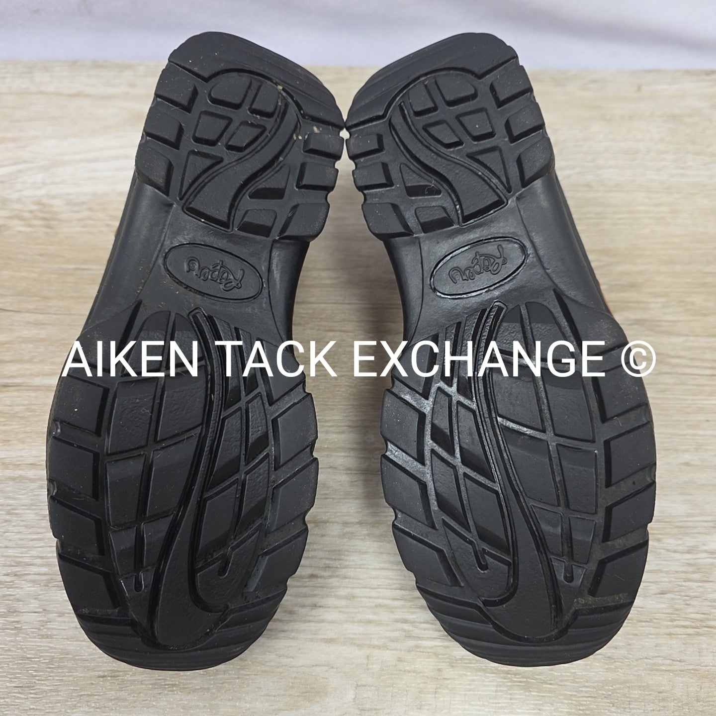 Roper Performance Sport Slip On Shoes, Tan Faux Ostrich, Women's 6