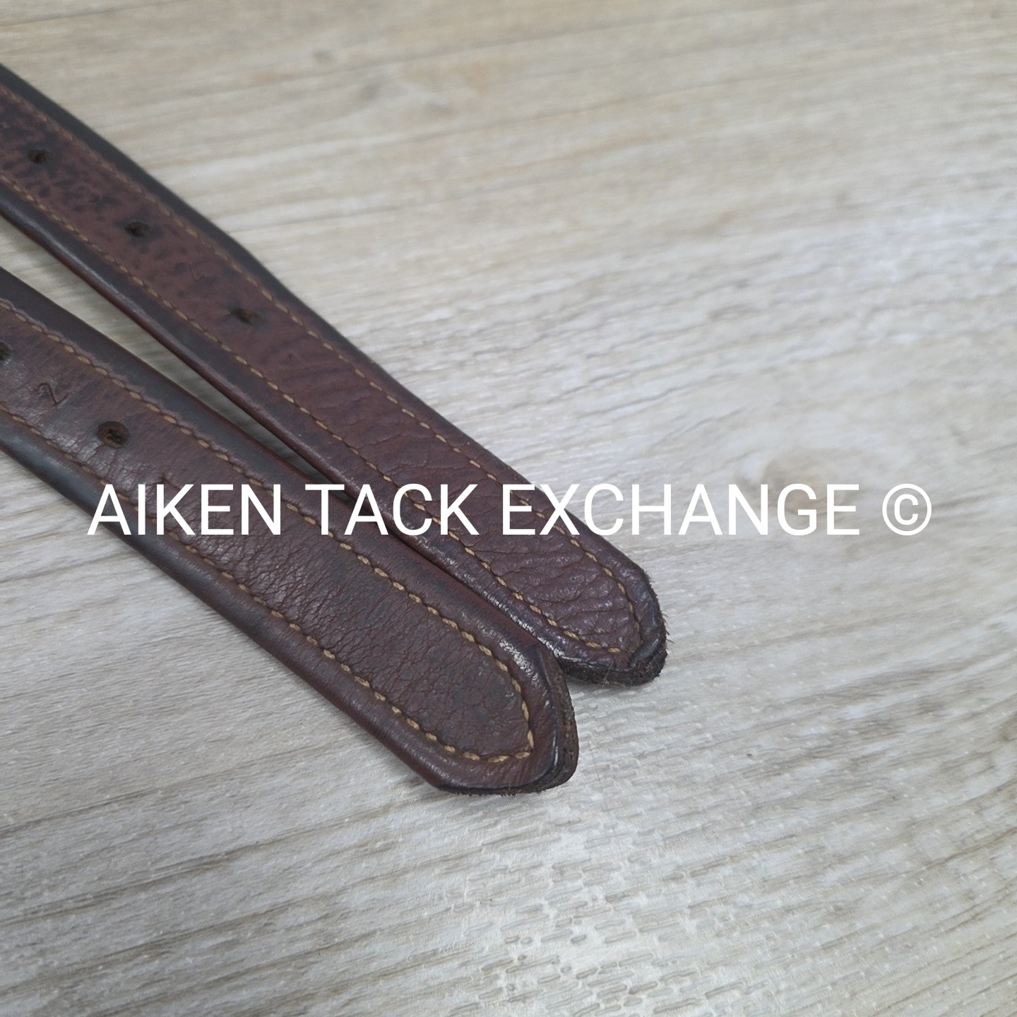 Prestige Stirrup Leathers, Brown, 54"