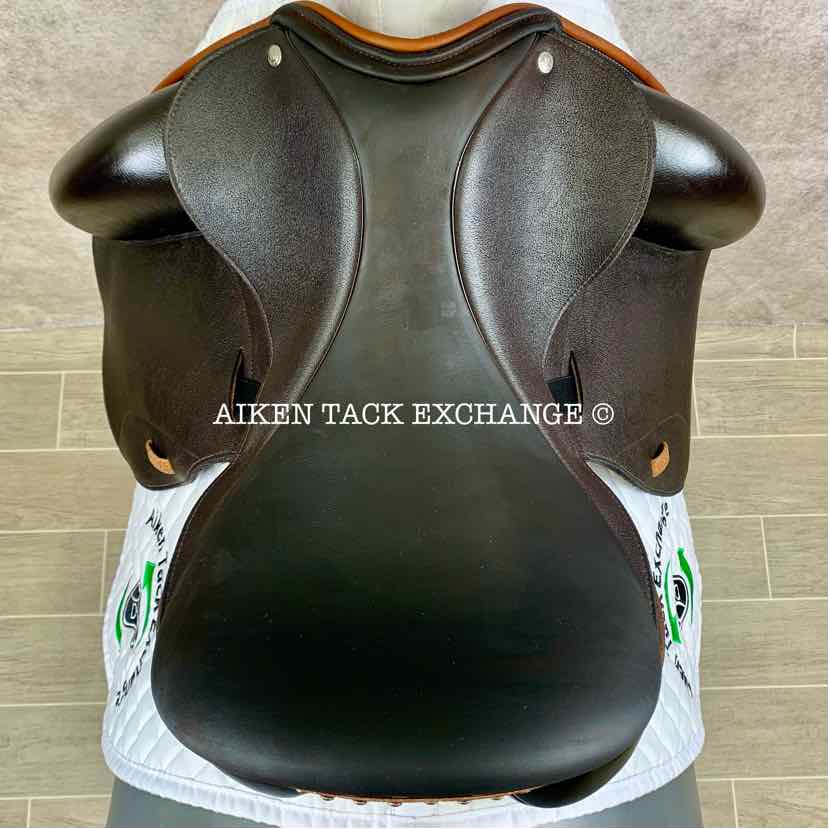 2024 Custom Saddlery Icon Flight Monoflap Dressage Saddle, 17.5" Seat, Adjustable Tree, Wool Flocked Panels