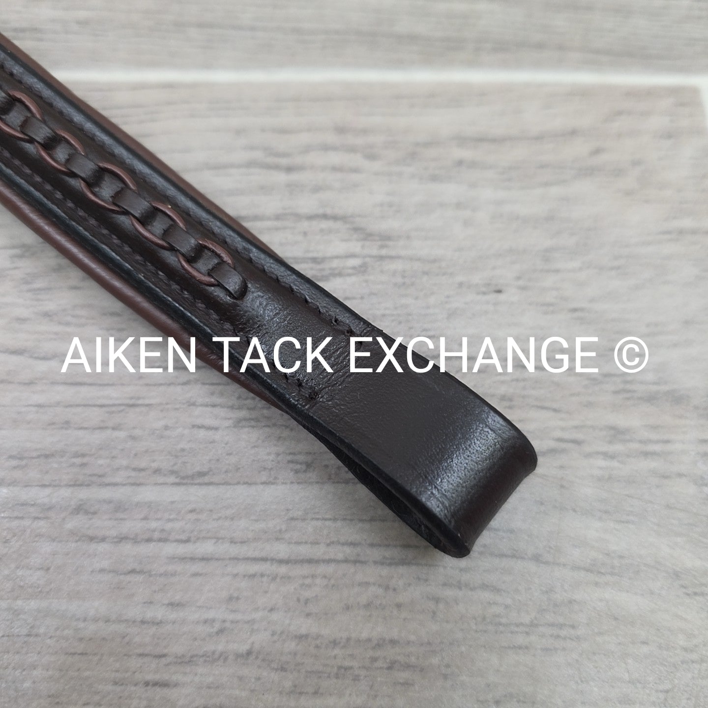 Padded Browband, Brown, 14.5"