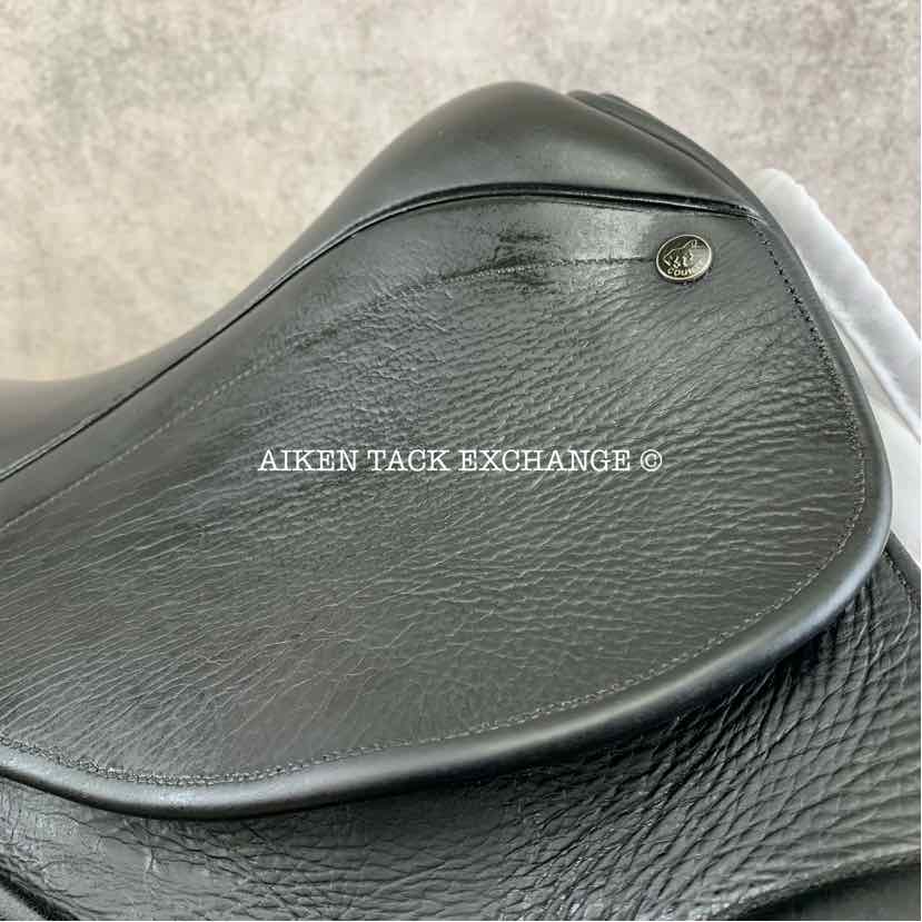 2006 County Perfection Dressage Saddle, 17.5" Seat, Medium Tree, Wool Flocked Panels