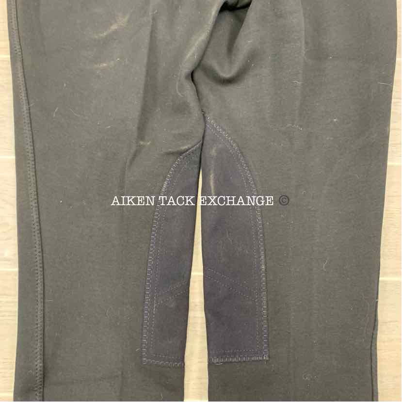 On Course Shapely Knee Patch Breeches, Brand New, Black, Size 32 L