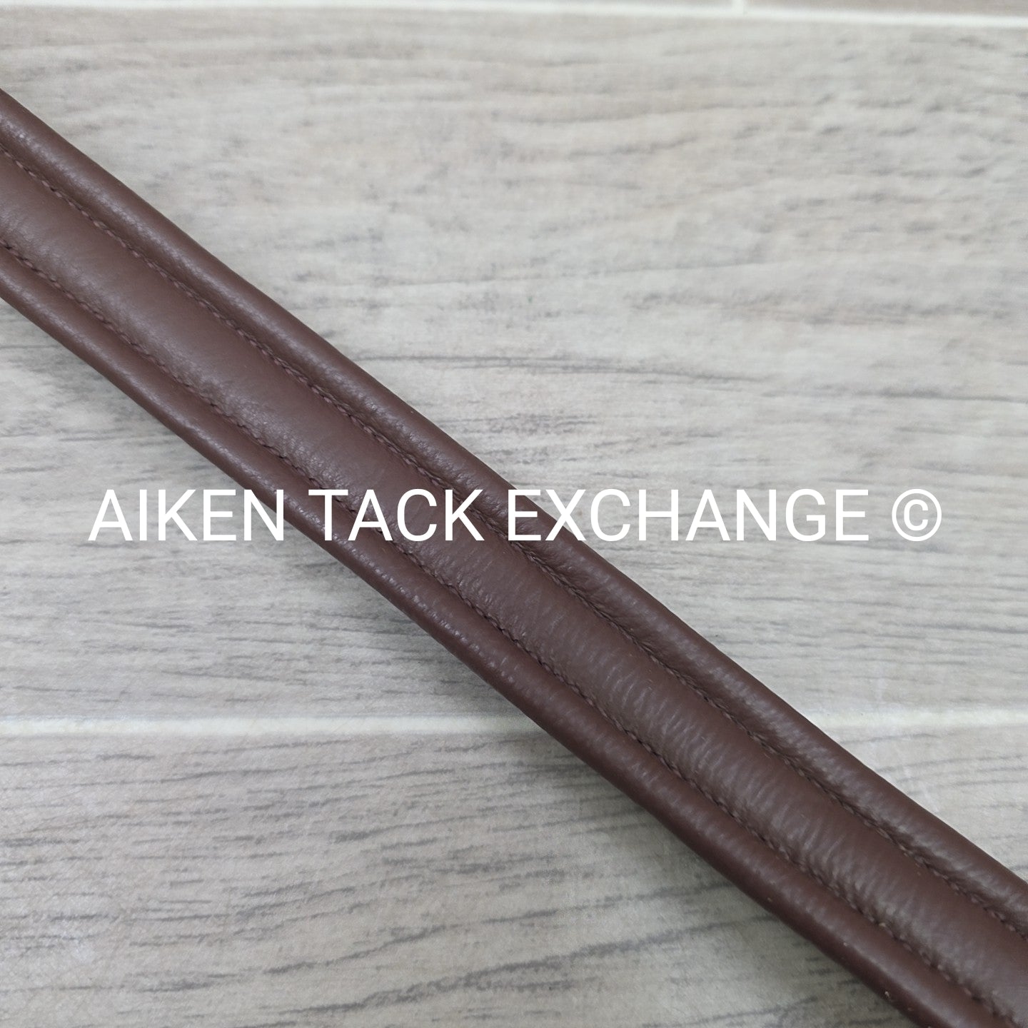 Padded Browband, Brown, 14.5"