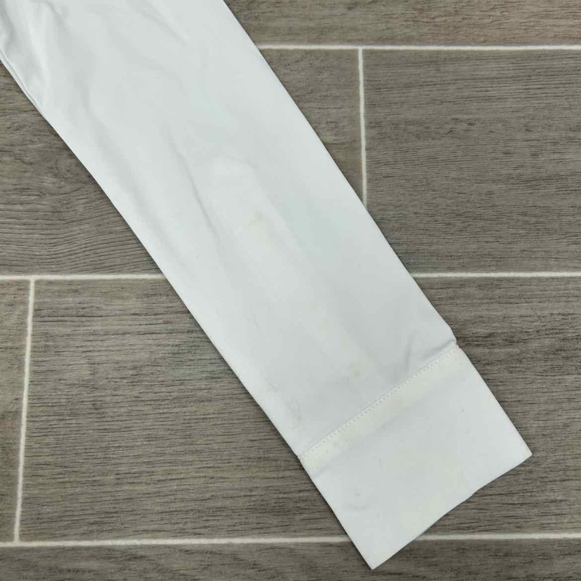 Ovation Elegance Long Sleeve Show Shirt, White, Size Medium