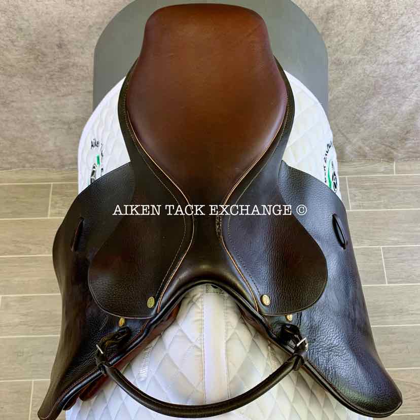 Borelli by Collegiate Close Contact Saddle, 17" Seat, Medium Tree, Foam Panels