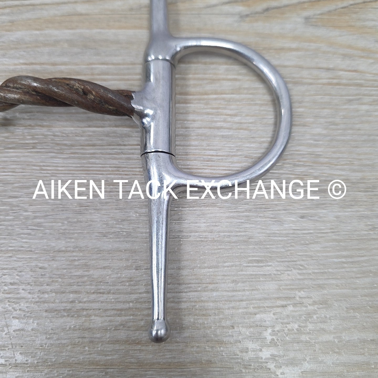 Myler Single Joint Copper Twisted Wire Full Cheek Bit 5"
